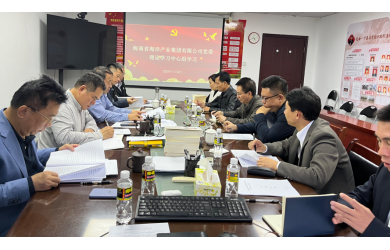 海南省海洋产业集团有限公司党委传达学习省委八届四次全会精神