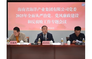 海南省海洋产业集团召开2025年度党风廉政建设和反腐败工作会议