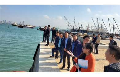 广船国际修造船公司到我修造船公司考察洽谈合作