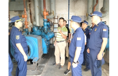 落实安全责任，确保消防安全 ——儋州市消防支队一行对涉氨冷冻厂进行消防安全检查