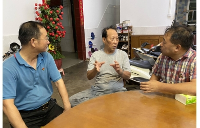 海渔集团组织“七一”走访慰问活动