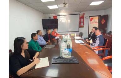 姜守东总经理会见海南大学王崇敏校长一行