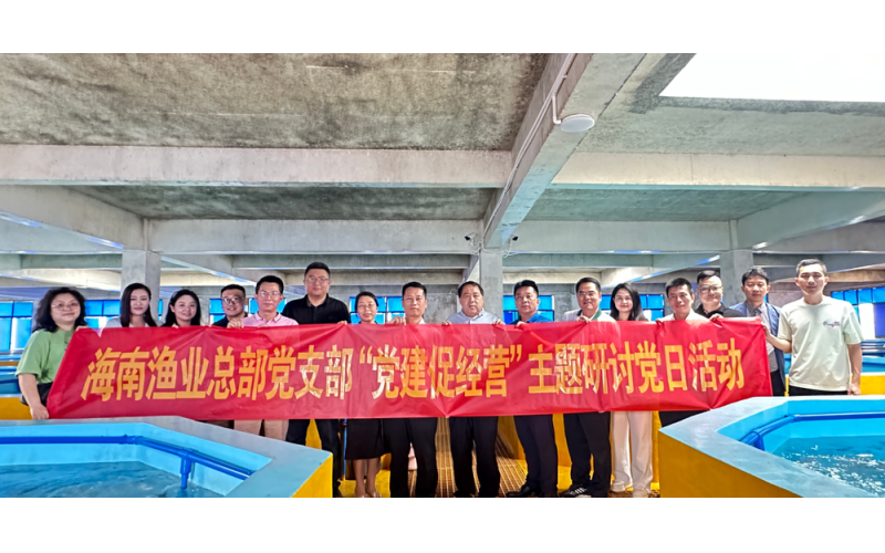 海南渔业总部党支部开展“党建促经营”主题研讨党日活动