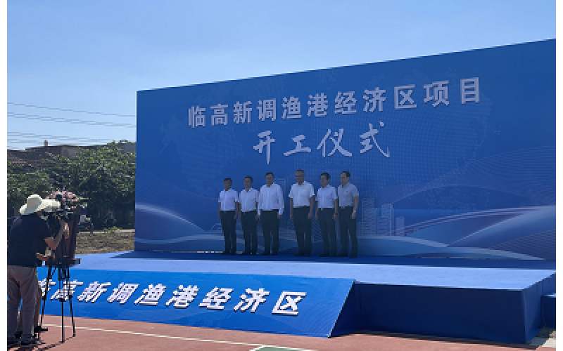 临高新调渔港经济区项目开工