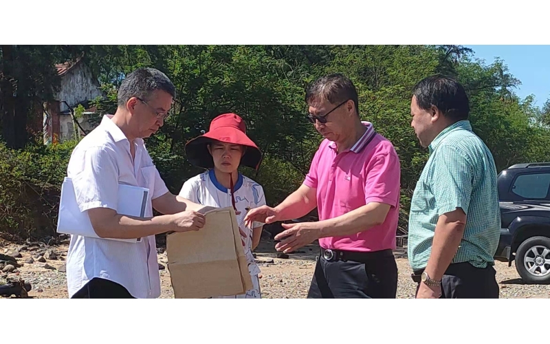 儋州市自然资源和规划局王俊刚一行到修造船公司调研