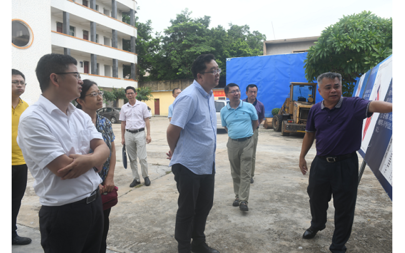 省国资委党委书记、主任马咏华一行调研指导海渔集团产业项目建设