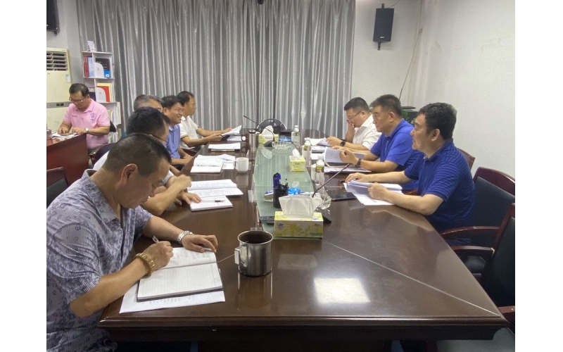 省国资委于文洲巡视员带队到海渔集团调研复工复产及上半年目标任务完成情况