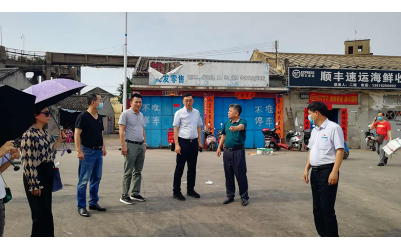 海渔集团叶宁总经理到复工复产一线进行检查