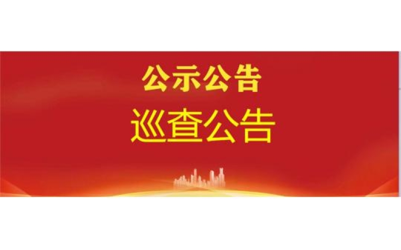 巡查公告