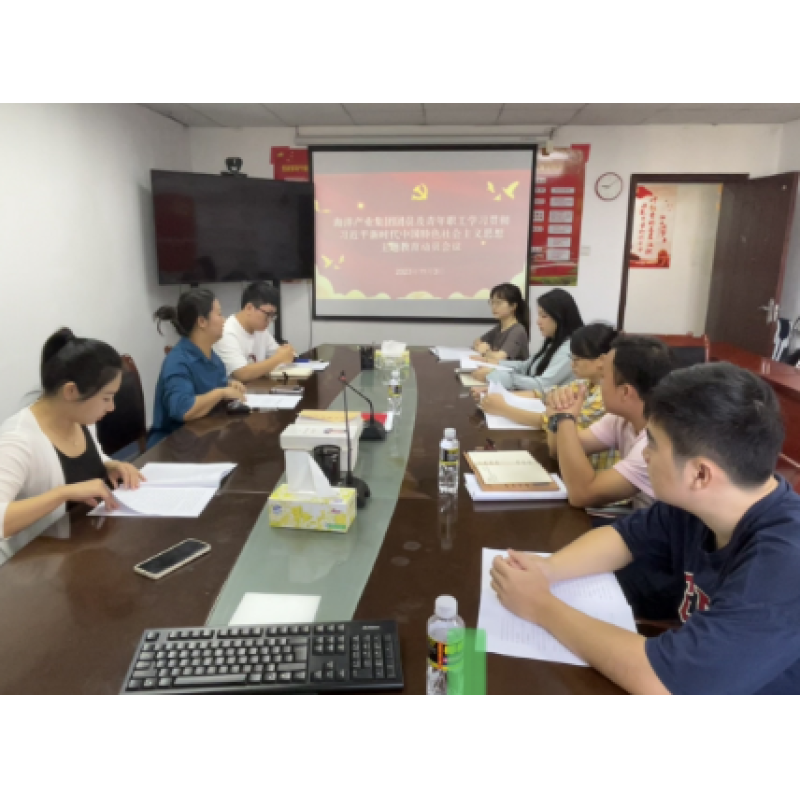 海洋产业集团团支部召开团员和青年主题教育动员会