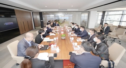 周军平带队拜访南洋商业银行 交流多维度金融合作事宜